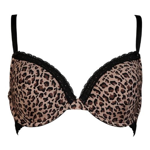 After Eden D-Cup & Up Giselle animal print padded bra