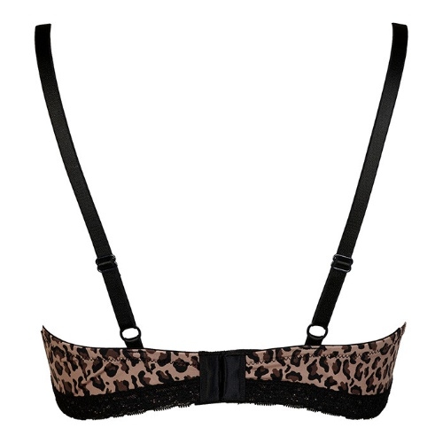 After Eden D-Cup & Up Giselle animal print padded bra