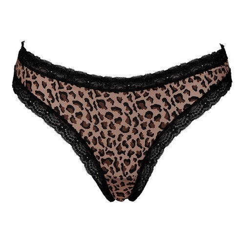After Eden Giselle animal print thong