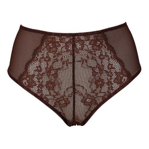 After Eden D-Cup & Up NF BO dark brown thong