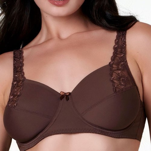 Elbrina Helen dark brown padded bra