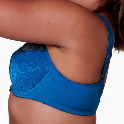 Elbrina Johanna petrol padded bra