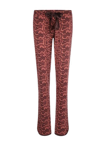 Charlie Choe Wild Hearted Pyjamabroek Blushed Terra Slangenprint
