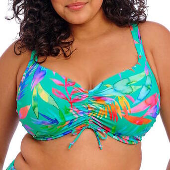 Elomi Swim Toyama Tides Bandeau Bikini Top Jade