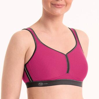 Anita Active performance Sportbeha mouldet Roze/antraciet
