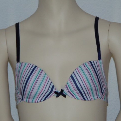 Boobs & Bloomers Striped white/print girls bra
