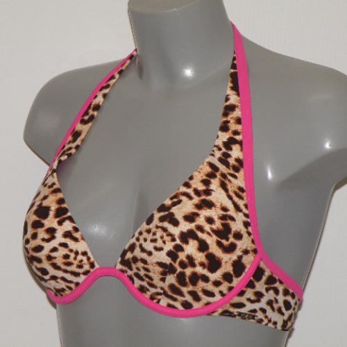 Sapph Swimwear Bloomingdal brown/pink padded bikini bra Sapph Swimwear Bloomingdal brown/pink padded bikini bra