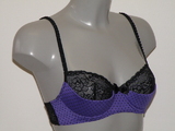 Sapph Sandy purple/black padded bra
