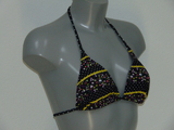 LingaDore Beach Dutchies black/print soft-cup bikini bra