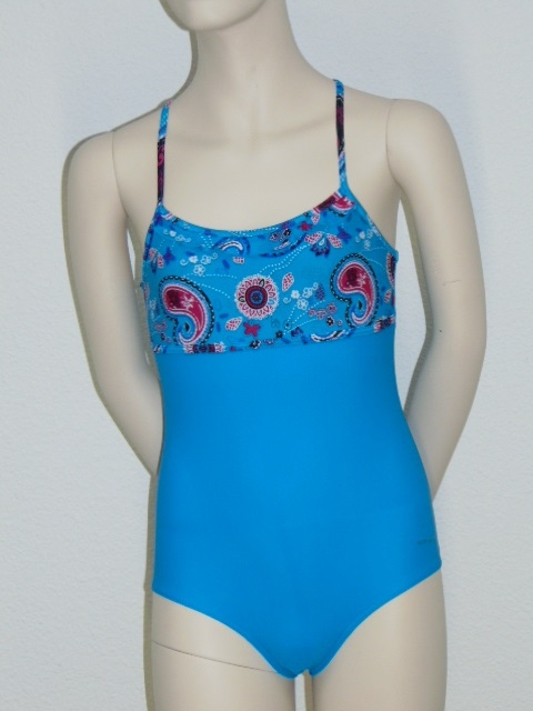 Nickey Nobel Maya blue/print bathingsuit