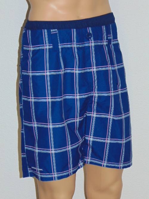Nickey Nobel Check navy/pink swimshort Nickey Nobel Check navy/pink swimshort