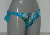 Sapph Beach sample Spring Azure aqua/print bikini brief