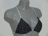 Sapph Beach Painted Lady white/print padded bikini bra