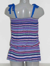 Shiwi Pixie blue/pink beach dress