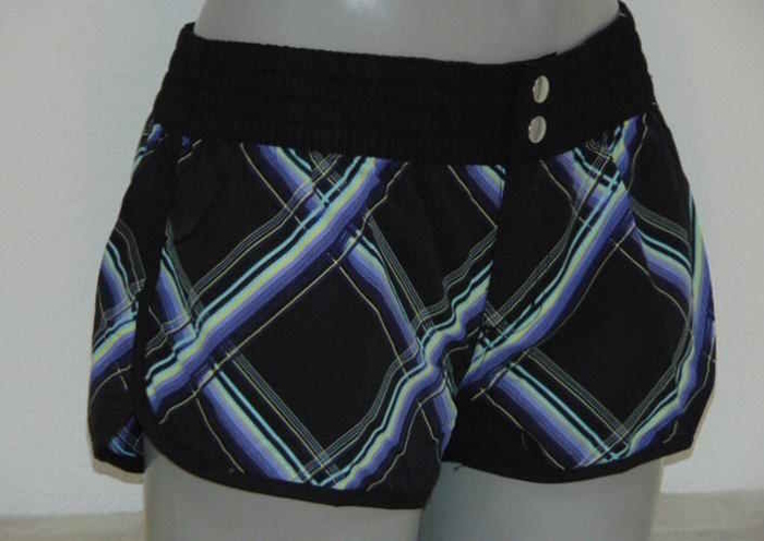 Shiwi Plaid black/purple beach short Shiwi Plaid black/purple beach short