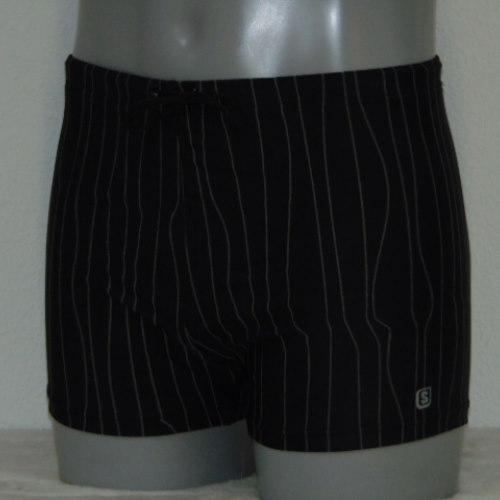 Shiwi Men's pinstripe black swim boxer Shiwi Men's pinstripe black swim boxer