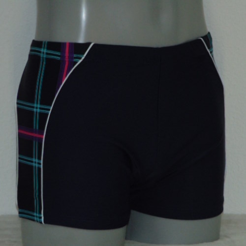 Shiwi Men's Plaid navy/pink swim boxer Shiwi Men's Plaid navy/pink swim boxer