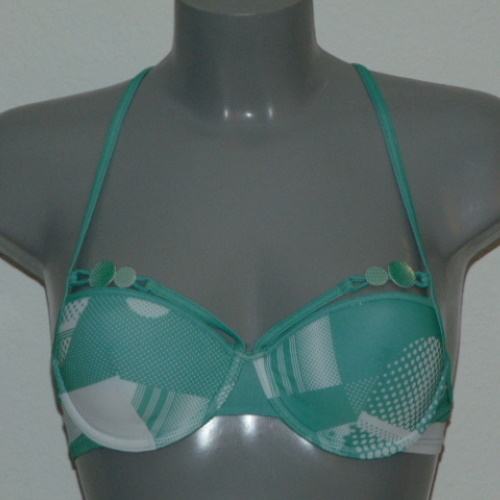 Marlies Dekkers Swimwear Princess of Polkadots green/white padded bikini bra