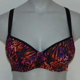 Sapph Beach Fortaleza purple/print padded bikini bra