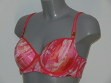 Sapph Affaire pink/red padded bra