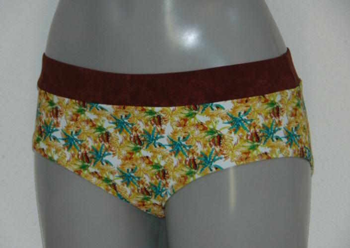 LingaDore Beach Zanzi Coconut Tree yellow bikini brief LingaDore Beach Zanzi Coconut Tree yellow bikini brief