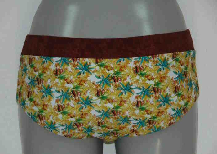 LingaDore Beach Zanzi Coconut Tree yellow bikini brief LingaDore Beach Zanzi Coconut Tree yellow bikini brief