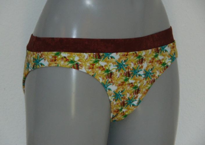 LingaDore Beach Zanzi Coconut Tree yellow bikini brief LingaDore Beach Zanzi Coconut Tree yellow bikini brief