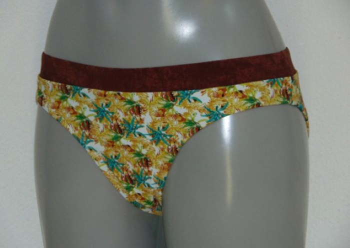 LingaDore Beach Zanzi Coconut Tree yellow bikini brief LingaDore Beach Zanzi Coconut Tree yellow bikini brief