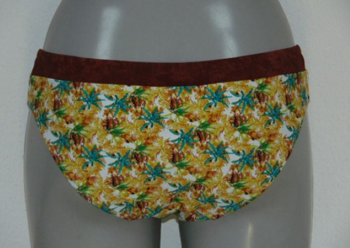 LingaDore Beach Zanzi Coconut Tree yellow bikini brief LingaDore Beach Zanzi Coconut Tree yellow bikini brief