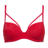 Sapph Fabulous red padded bra