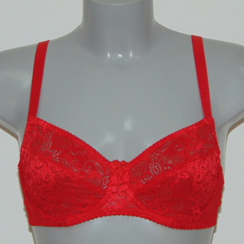 Cybéle Cupido red soft-cup bra