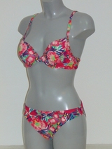 After Eden Honolulu print push up bikini bra
