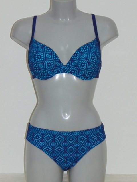 Nickey Nobel Cherely navy blue padded bikini bra