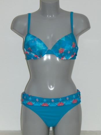 NICKEY NOBEL MELODY Blue/Print voorgevormde bikini