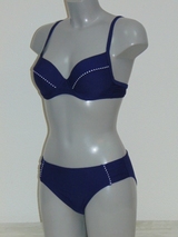 Nickey Nobel Imara navy blue padded bikini bra