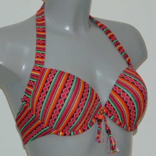 LingaDore Beach Azteca red/print padded bikini bra LingaDore Beach Azteca red/print padded bikini bra