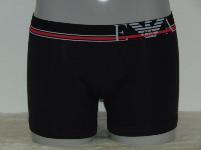 Armani Men's Dura black/pink boxer short Armani Men's Dura black/pink boxer short