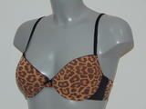Cybéle Leopard brown/print push up bra