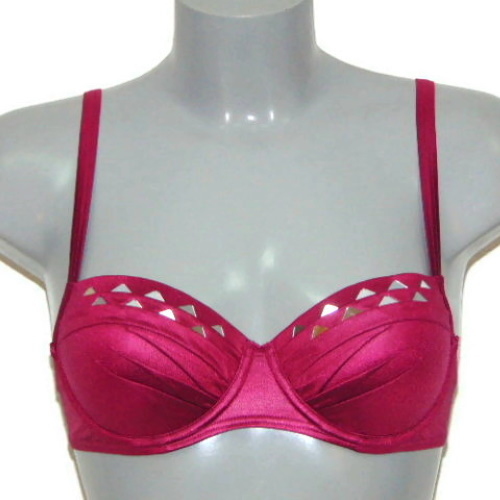 Marlies Dekkers Swimwear Lagerthas Reflection fuchsia padded bikini bra