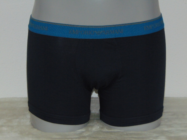 Armani Men's Basamento navy blue boxer short Armani Men's Basamento navy blue boxer short