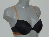 Emporio Armani Microfiber black push up bra