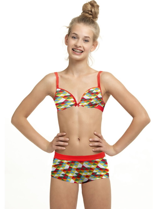 Boobs & Bloomers tRIXIE pink/print short Boobs & Bloomers tRIXIE pink/print short