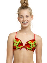 Boobs & Bloomers Sunny red/print girls bra