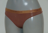 Emporio Armani Microfiber brown thong