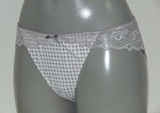 Cybéle Dotted grey/print brief
