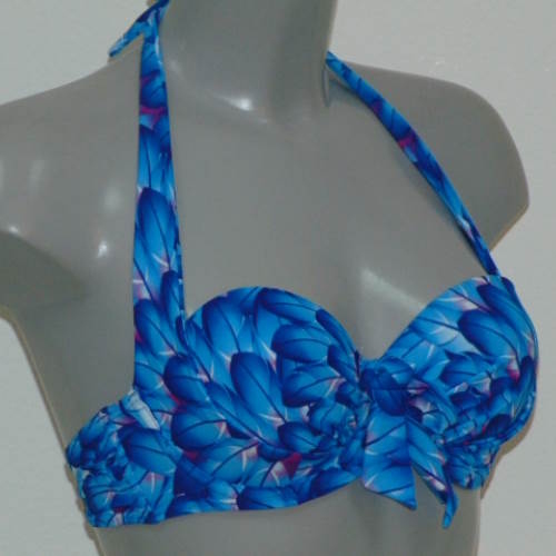 Missya Rose blue/print padded bikini bra Missya Rose blue/print padded bikini bra