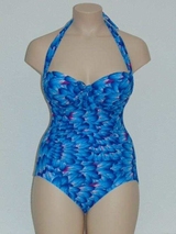 Missya Tulip blue/print bathingsuit