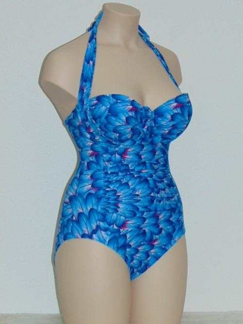 Missya Tulip blue/print bathingsuit Missya Tulip blue/print bathingsuit