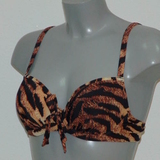Missya Iris brown/print padded bikini bra