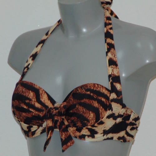 Missya Rose brown/print padded bikini bra Missya Rose brown/print padded bikini bra
